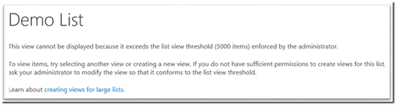 sharepoint-thresholds-demo-list