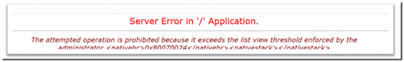 sharepoint-thresholds-server-error