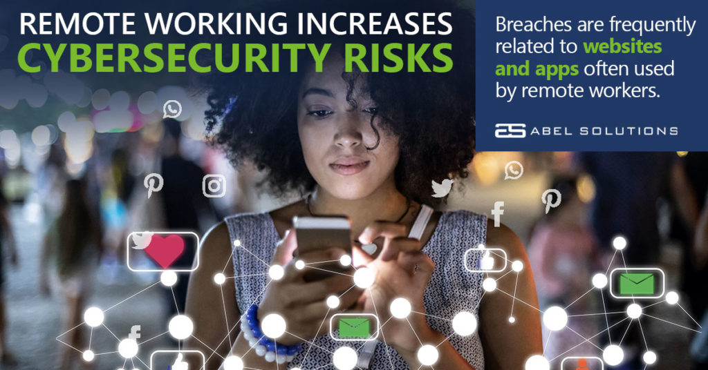 remote working increases cybersecurity risks