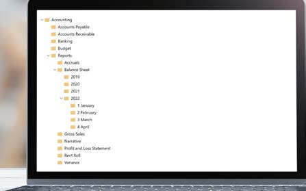 Sample Nested Folder Structure