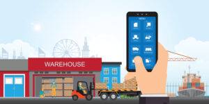 Warehousing and storage app on a smartphone