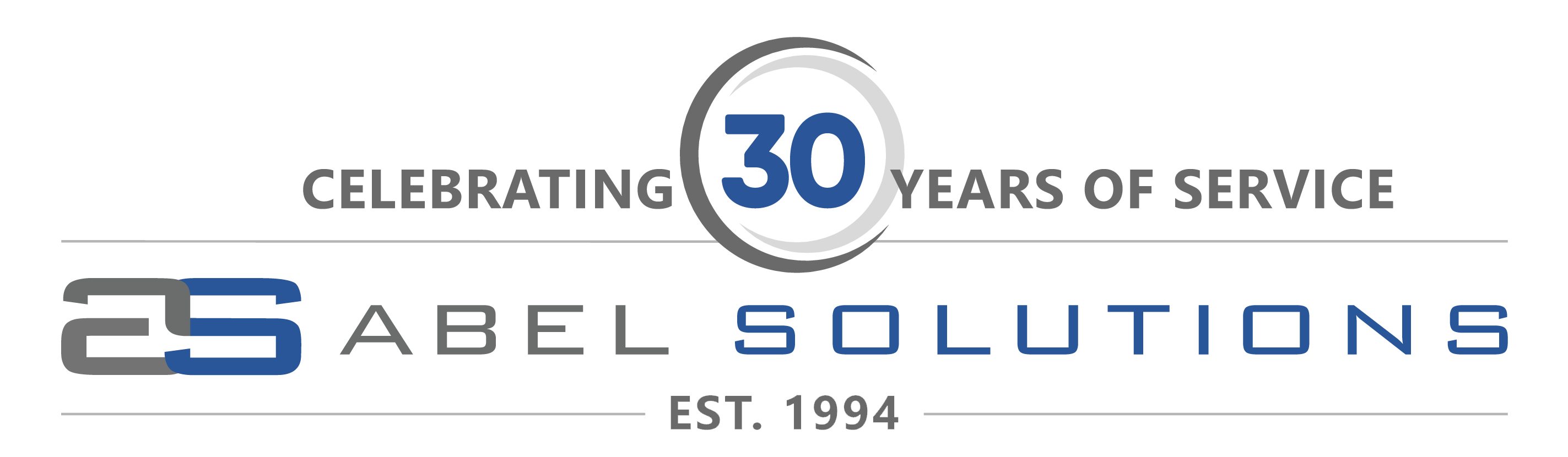Abel Solutions 30th Anniversary Logo